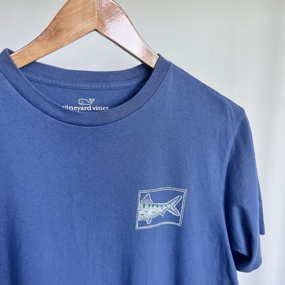 Martha's Vineyard Mens T- shirt Short Sleeve Sz Small Blue Graphic‎ Grand Slam - Picture 3 of 8